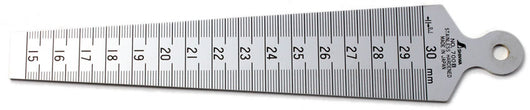 Shinwa Stainless Steel 15-30 mm Taper Gauge from Northwest Passage Tools