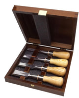 Boxed Set of 4 Narex Richter Butt Chisel from Canadian Distributor Northwest Passage Tools 