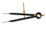 Kinex black coated 150 mm spring bow dividers from Canadian Distributor Northwest Passage Tools