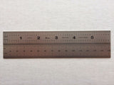 Shinwa H-3412A Stainless Steel 6" 150mm Rule from Northwest Passage Tools