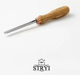 Stryi 5 mm wide 35° v-chisel gouge from Canadian Distributor Northwest Passage Tools
