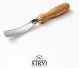 Stryi 20 mm wide bent gouge sweep 8 from Canadian Distributor Northwest Passage Tools
