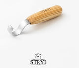 Stryi 30 mm wide spoon carving knife from Canadian Distributor Northwest Passage Tools