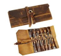 Leather Tool Roll  made by Rustic Town and available from Northwest Passage Tools